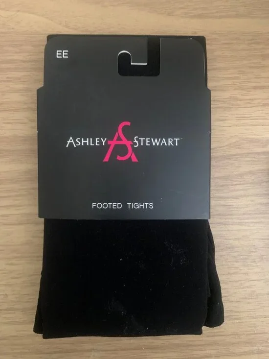 Ashley Stewart Footed Tights Brand New