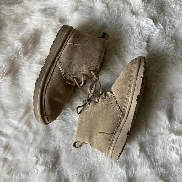 Ugg Women's Tan and Cream Booties