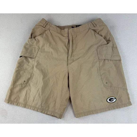 Reebok On Field Green Bay Packers Shorts P. McKenzie‎ 2010 Team Physician 30