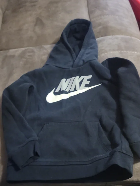 Nike Navy Hoodie with White Swoosh