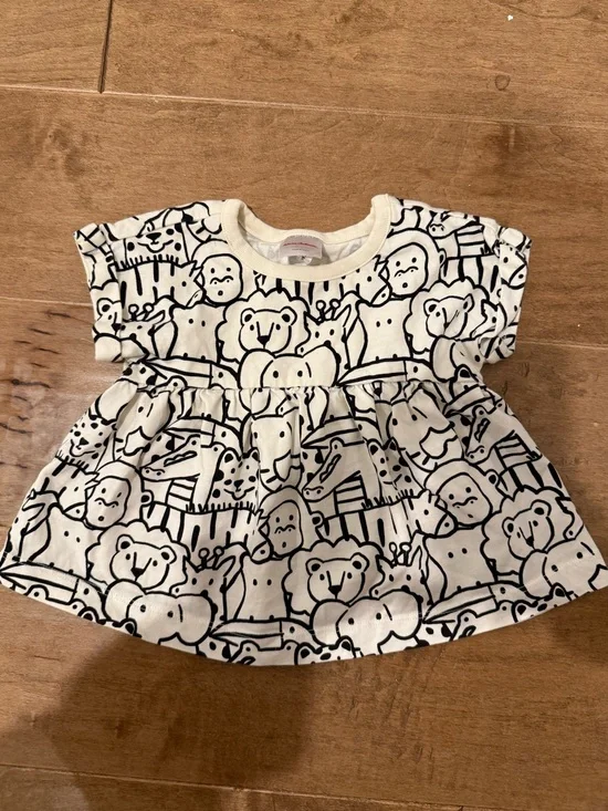 Hanna Andersson Baby Tunic Top Animal Print