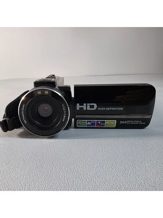DVC Digital Video Camera HTF Black Night Vision Full HD 24 MP Camcorder