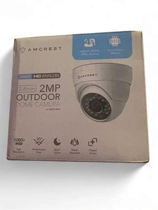 Crest 2MP Outdoor Dome Camera - White