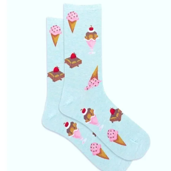 Hotsox Women’s Dessert Crew Socks!