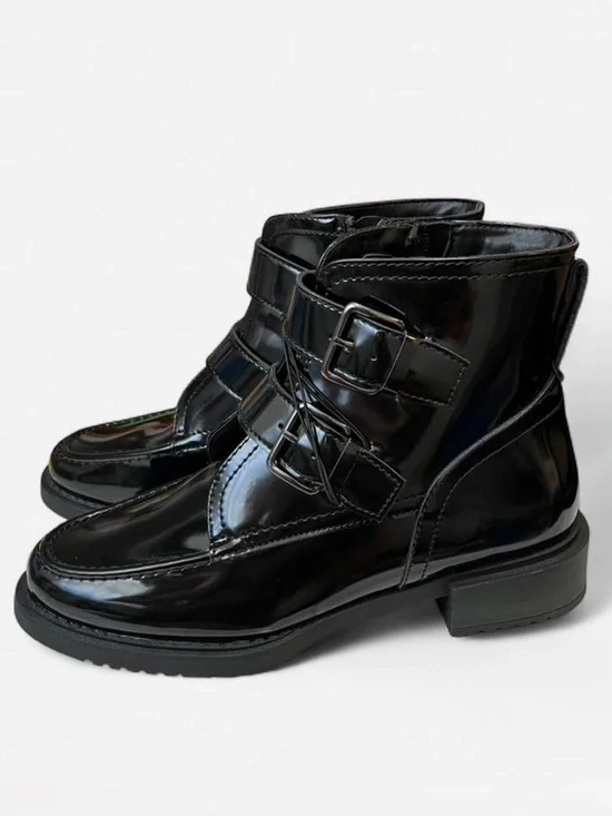 Worthington Womens Main Flat Heel Motorcycle Boots Size 7 NWT