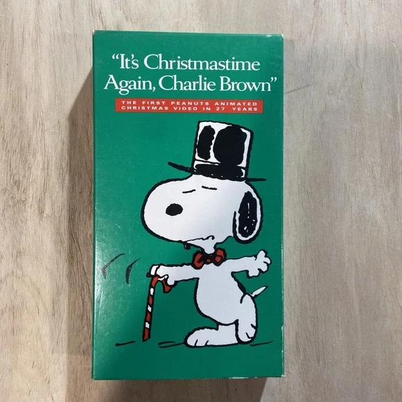 IT'S CHRISTMASTIME AGAIN, CHARLIE BROWN - VHS Animated Christmas Video Tested‎