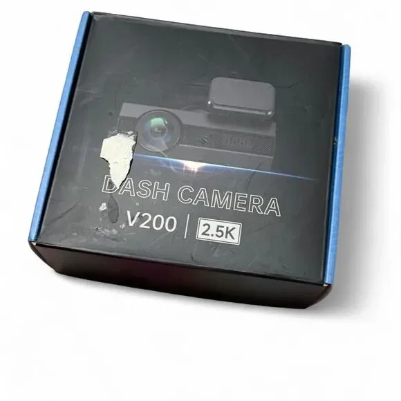 Black Dash Camera V200 2.5K #dashcam #2.5k never used just opened
