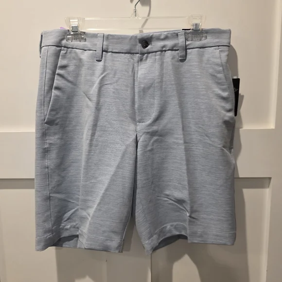 *NWT* Callaway Men's Opti-Dri Stretch Chino Golf Shorts Waist 32W Blue Coastal