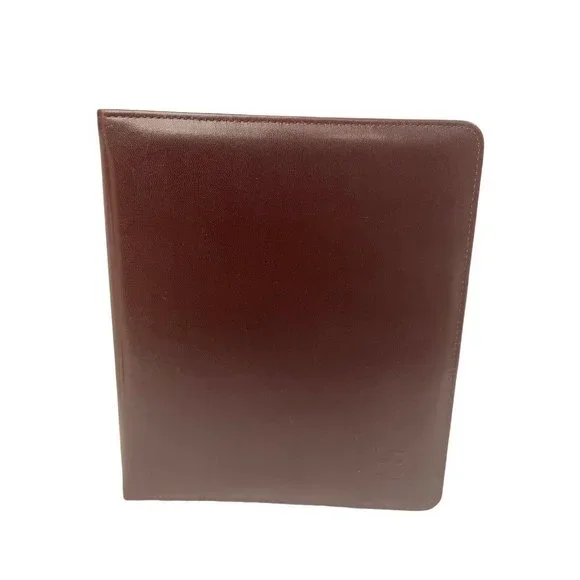 Covey Leadership Center Seven Habits Organizer Unisex Burgundy Leather 7-Ring