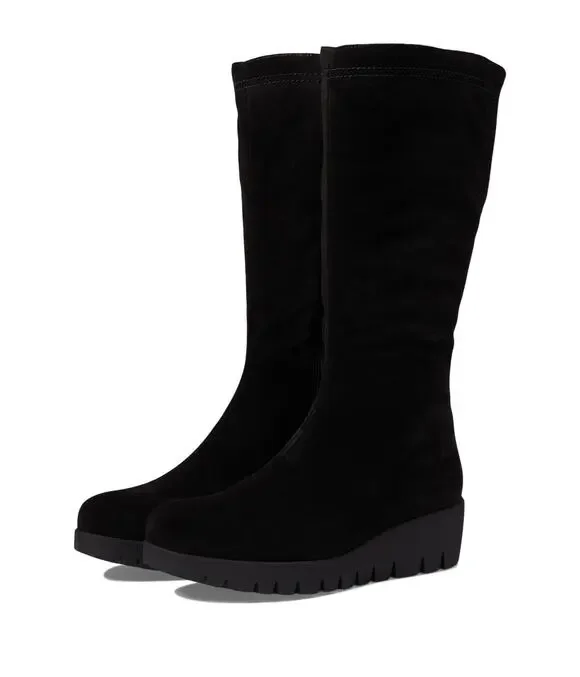 LA CANADIENNE TOVA BLACK SUEDE 7.5 M (B)