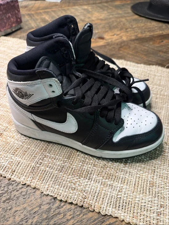 Nike Black and White High-Top Sneakers