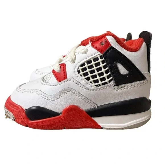 Nike Air Jordan 4 IV Retro Fire Red White 2020 | BQ7670-160 TD Size 4C