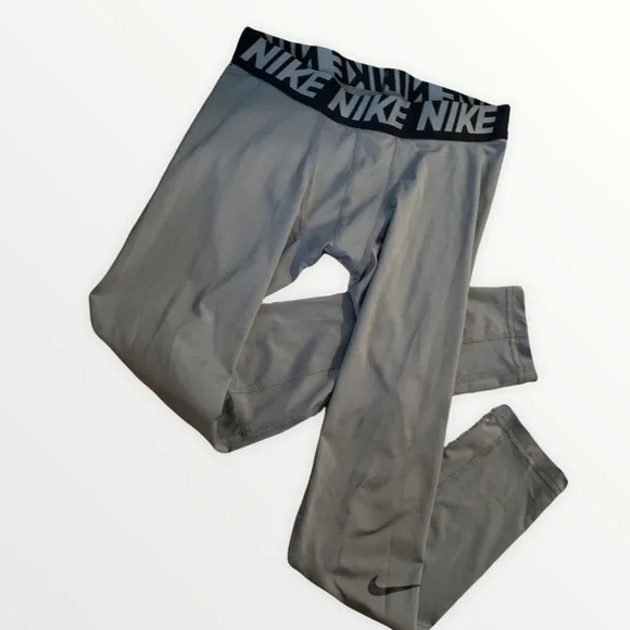 COPY - Gray Nike Compression Tights Spandex Size L