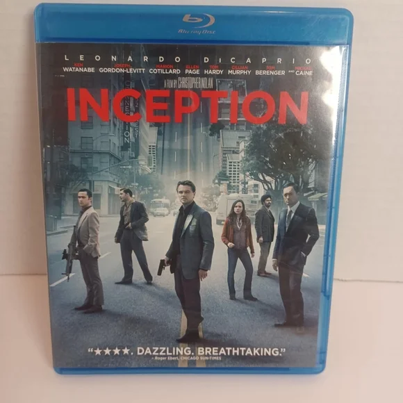Inception Blu-ray DVD 3-Disc Set Leonardio DiCaprio Christopher Nolan 2010‎