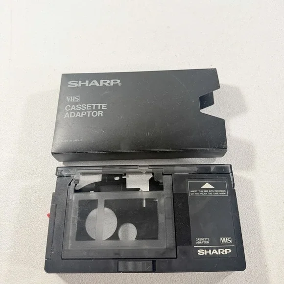 Sharp VHS Camcorder To VHS Cassette Adapter Converter VR-72CA UNTESTED‎ READ