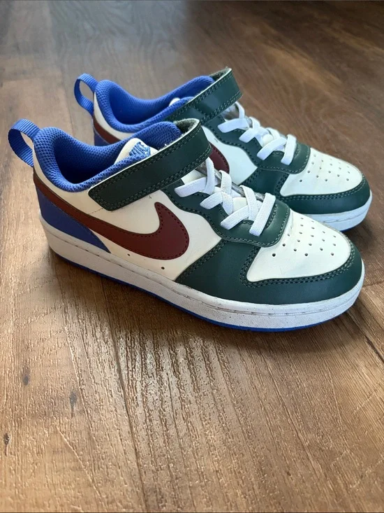 Nike Court Borough Low Recraft Sneaker in Vintage Green Dark Pony