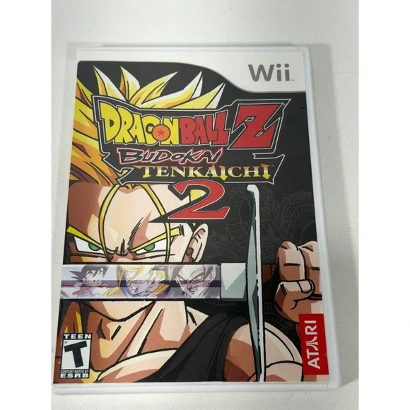 Dragon Ball‎ Z Budokai Tenkaichi 2 Nintendo Wii Game Complete CIB Atari Spike