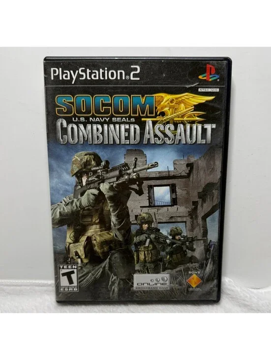 SOCOM U.S. Navy SEALs Combined Assault PS2 Complete CIB PlayStation 2