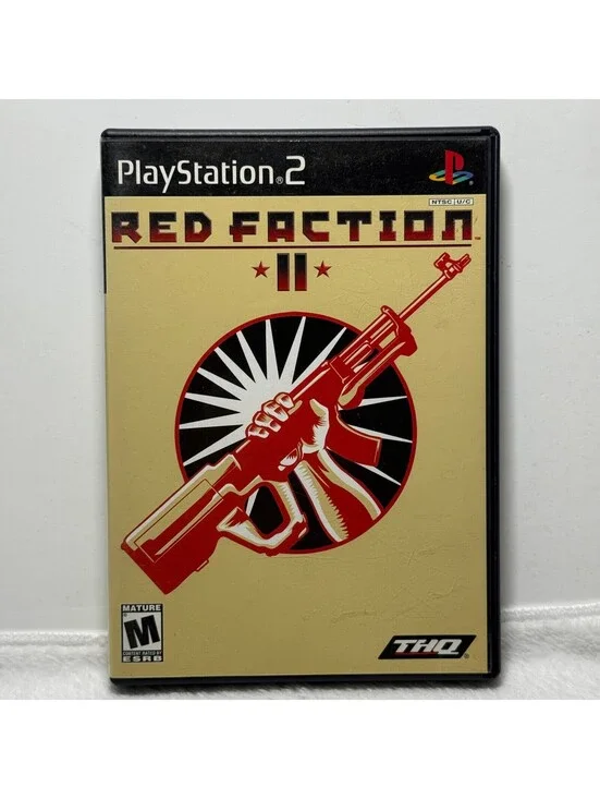 Red Faction II Sony PlayStation 2 PS2 Complete CIB Black Label