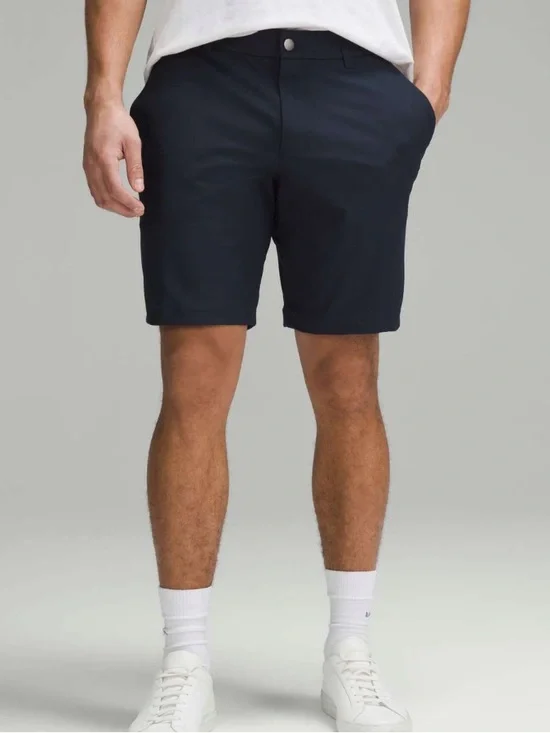 Lululemon Men’s ABC Classic Fit Stretch Shorts 9”Inseam Warpstreme Navy