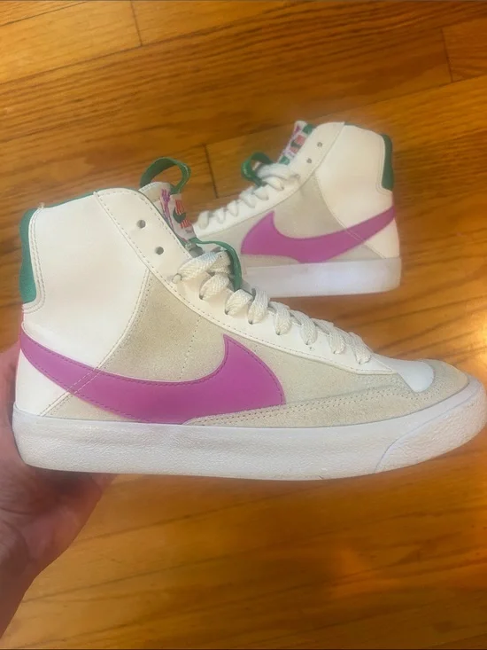 Nike Blazer Mid 77 SE Dance White Fuchsia Dream (GS)