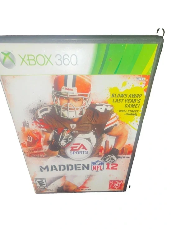 Xbox 360 Madden NFL 12 Video Game - Brown/Orange Cover