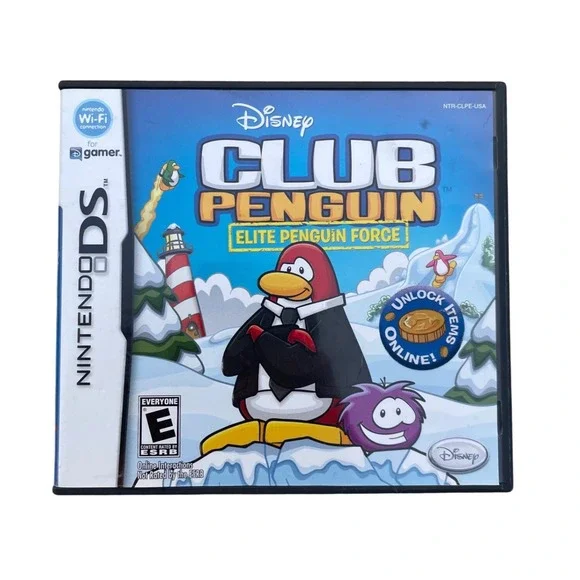 Disney Club Penguin Elite Penguin Force Nintendo DS Game CIB NTR-CLPE-USA