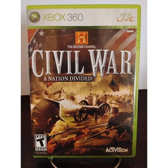 The History Channel Civil War A Nation Divided Microsoft Xbox 360 Game 2006