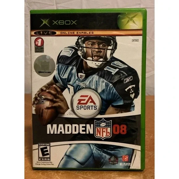 Madden NFL 08 EA Sports (Microsoft Xbox, 2007) Xbox Live Complete W/ Manual