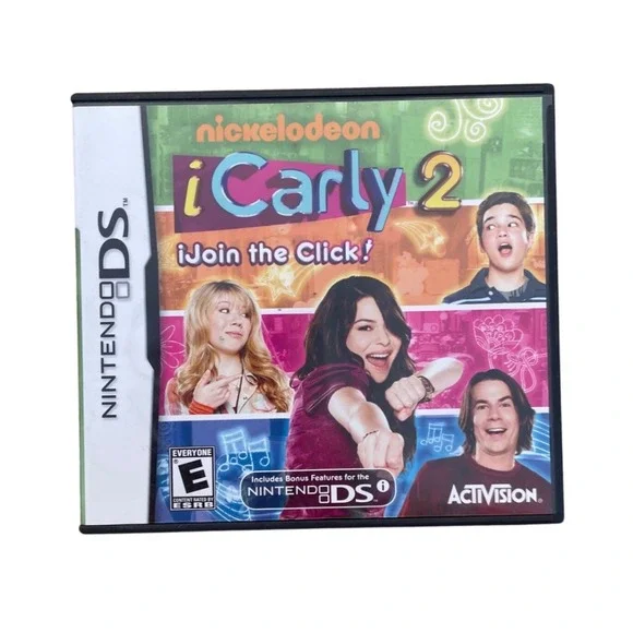 iCarly 2 iJoin the Click! Nintendo DS Game Activision Nickelodeon CIB Complete