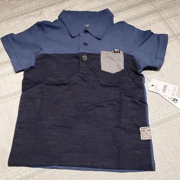 Joe's NEW Boys Toddler Shirt Navy  NWT Size M (5) Cotton