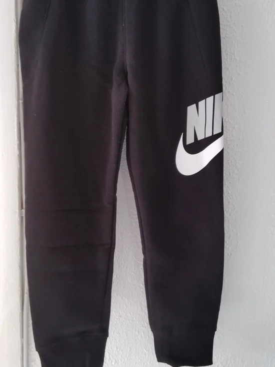 Nike Kids Black Logo Jogger Pants