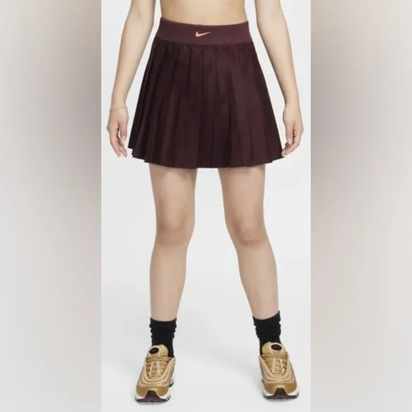 Nike Sportswear Girls' Pleated Skirt in Red | FZ5565-652