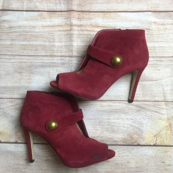 Michael Kors Red Booties‎