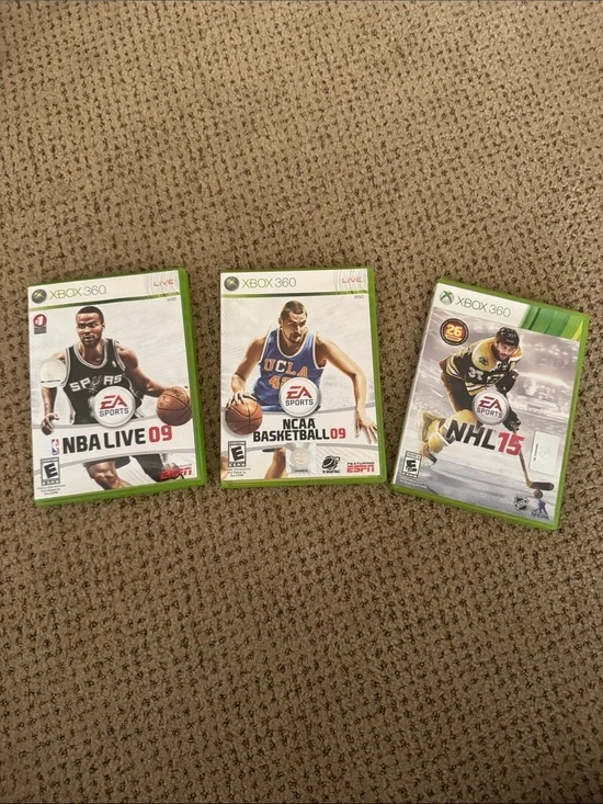 Microsoft Xbox 360 EA Sports Game Bundle (White, Green)