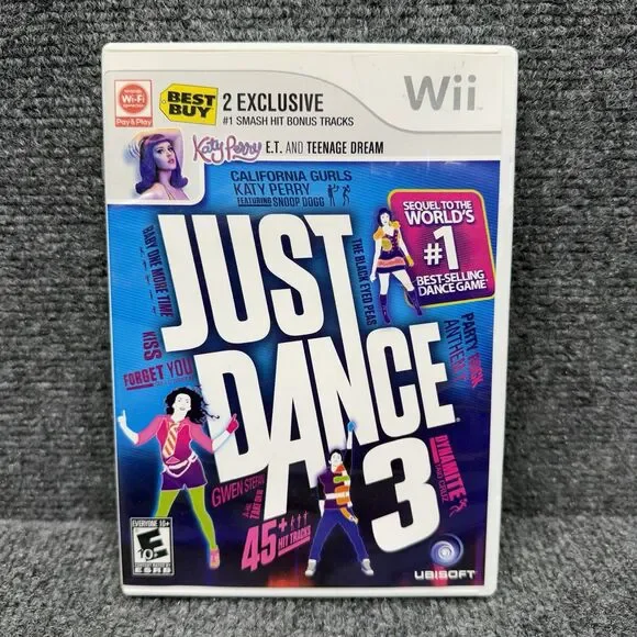 Ubisoft Just Dance 3 Nintendo Wii 2011, Manual Included, Multiplayer Tested