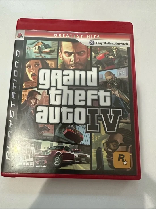PlayStation 3 Grand Theft Auto IV - Red Case (Greatest Hits)