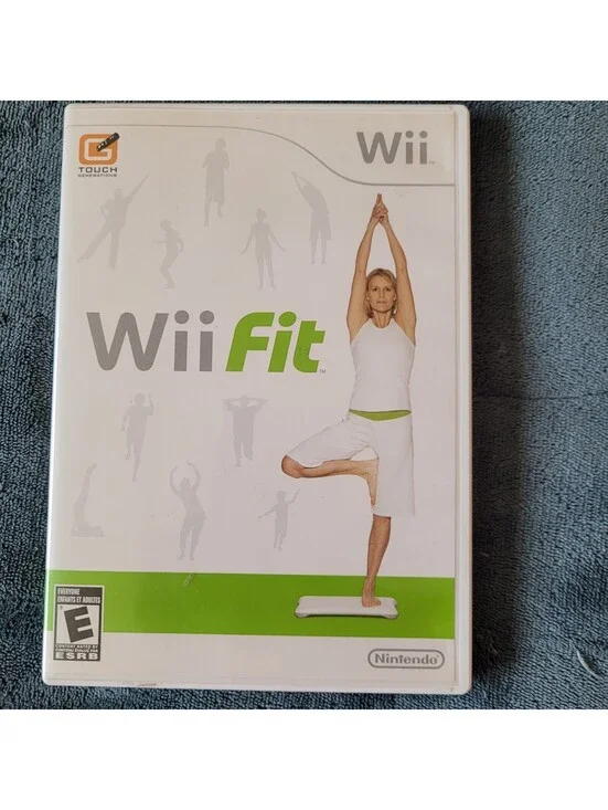 Wii Fit (Nintendo Wii, 2008) CIB Complete In Box w/ Manual - Tested!