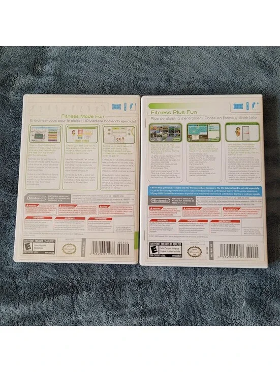 Wii Fit & Wii Fit Plus Nintendo Wii Game Lot of 2 CIB Complete W/ Manuals Tested