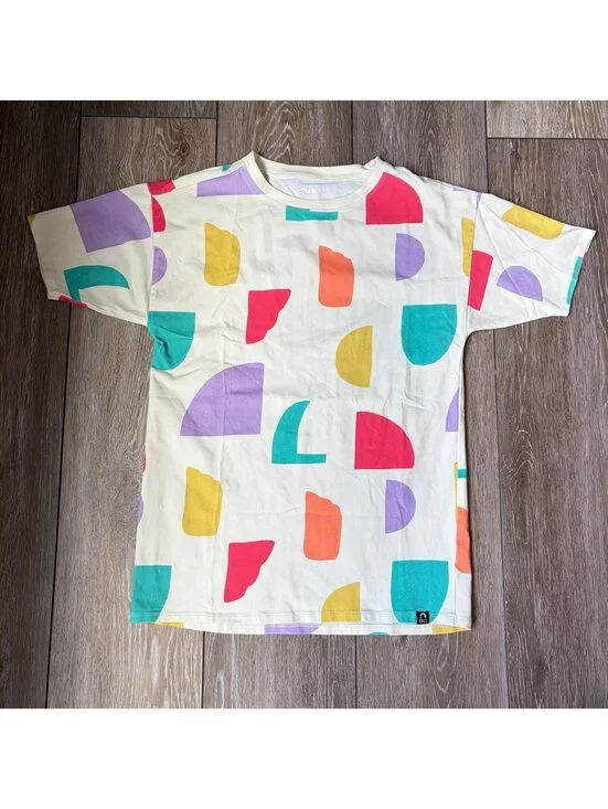 Rags Abstract Geometric T Shirt
