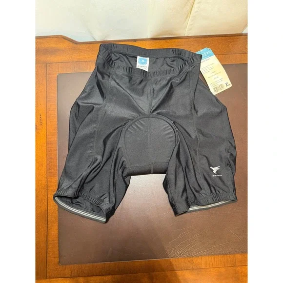 InSport Mens Cycle Shorts Black Padded Biking Shorts XL NWT 69252