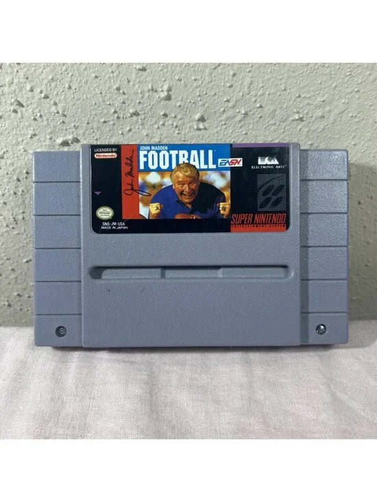 John Madden Football (Super Nintendo Entertainment System, 1993) - Tested