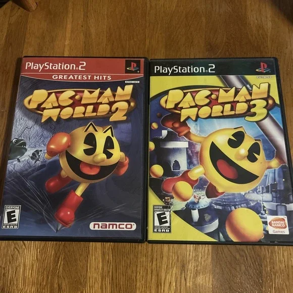 Pac-Man World 2 & 3 (PlayStation‎ 2 PS2) Complete Retro Game