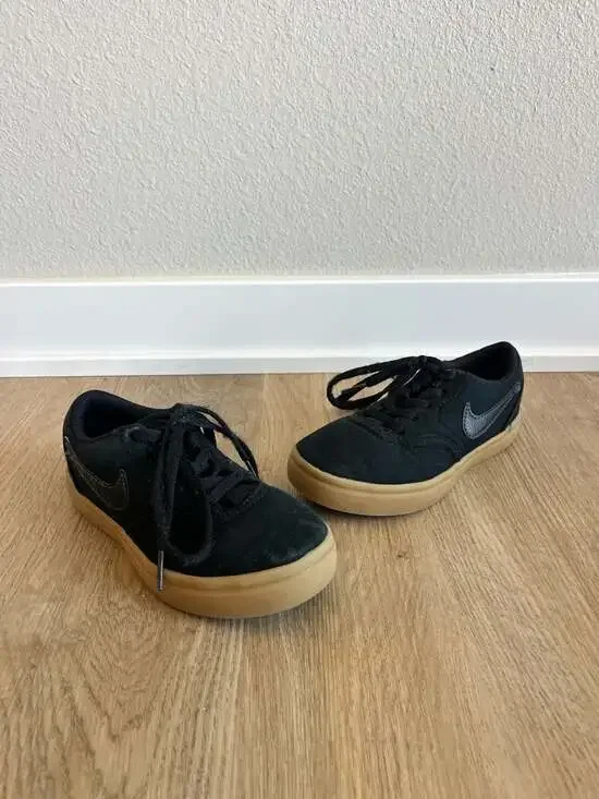 Nike, Black Canvas, Gum Soles, Skater Shoes, Back to School, Retro, 11C
