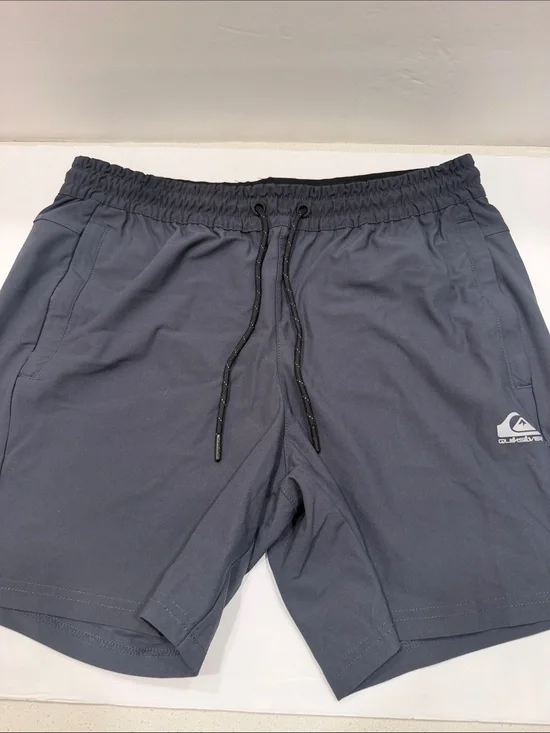 Quiksilver Men's Slate Gray Drawstring Swim Shorts