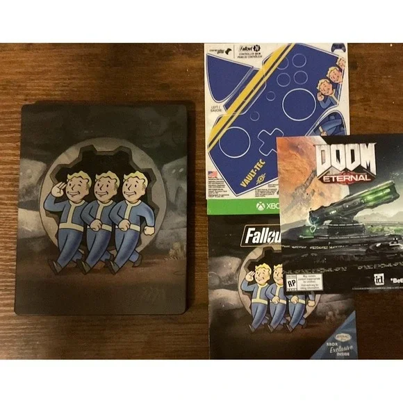 Fallout 76 Steelbook Case And Inserts (No Game)
