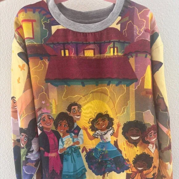 Disney Parks Encanto Family Madrigal crewneck‎ sweatshirt Size 14 girls