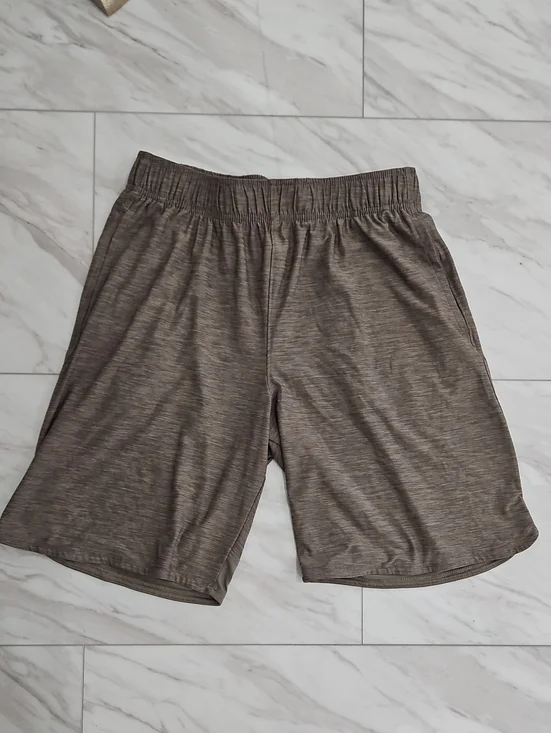 all in motion Men's Athletic Shorts - Brown Heather