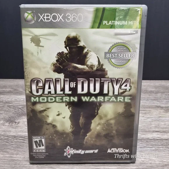 Call of Duty 4: Modern Warfare Platinum Hits (Microsoft Xbox 360, 2010) - Tested