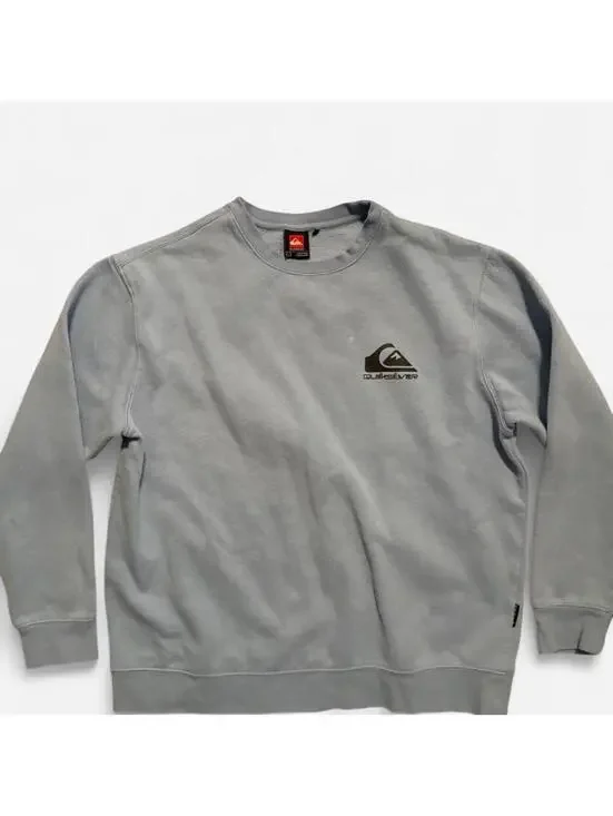 Quiksilver blue crewneck sweatshirt